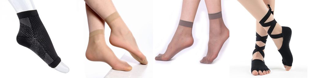 nylon foot socks